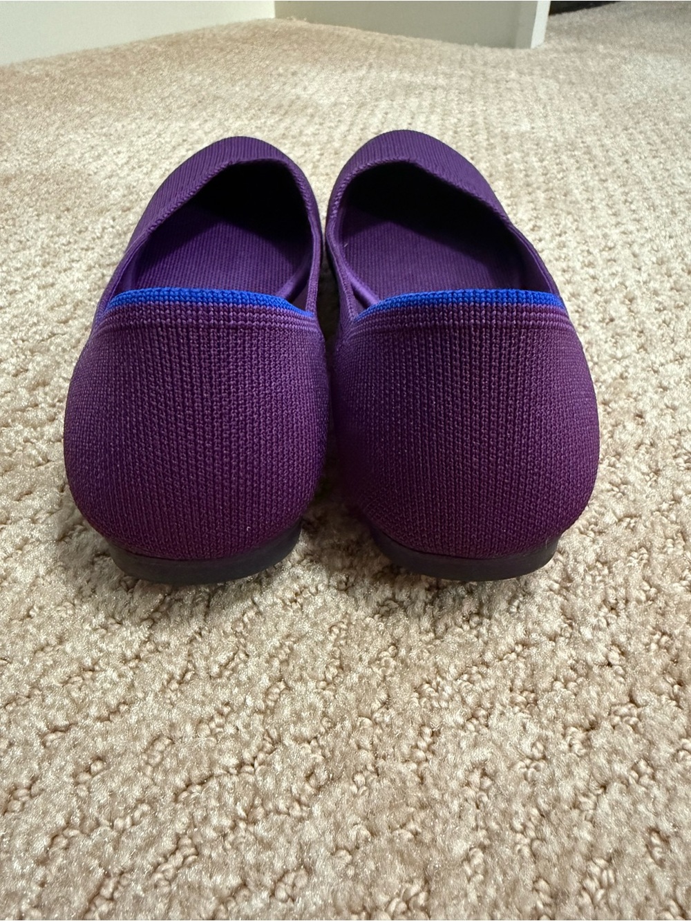 Rothy’s Purple Knit Ballet Flats - Picture 4 of 6